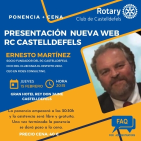Presentación de la nueva web del Club (Polaris)